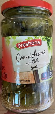FRESHONA Cornichons mit Chili 340g