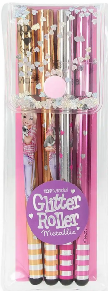 DEPESCHE TOPModel Gelschreiber Glitzer 8 Stück