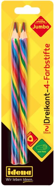 Dreikant 4-Farb-Stifte 2 St.