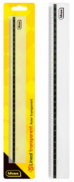 Idena Lineal transparent 30cm