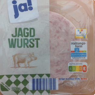 JA! Delikatess Jagdwurst Scheiben 200g