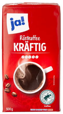 ja! Röstkaffee kräftig 500g